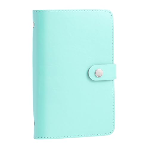 Geldalbum mit 50 Taschen, transparent, Papier-Geldaufbewahrungsbuch, Leder, Geldhalter, 17,8 x 12,7 cm, zum Sparen von Geld von Kelisdi