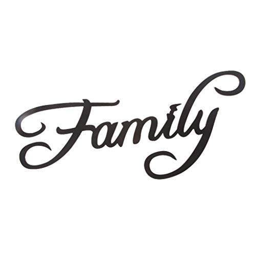 Holzschild zum Aufhängen mit Familienbuchstaben, Wandaufkleber, Raumdekoration, Ornament, Onlays und Applikationen von Kelisdi