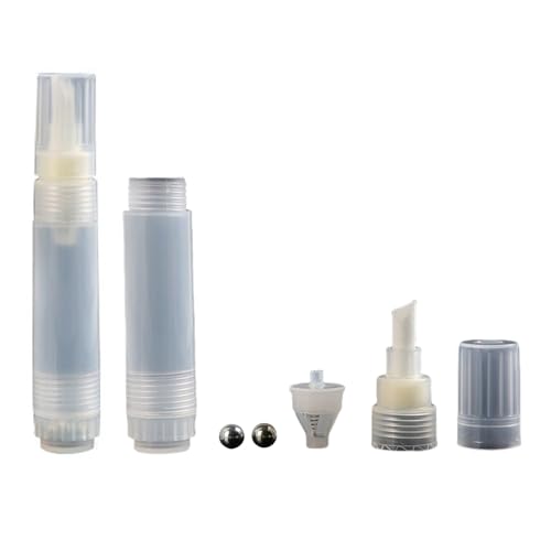 Kelisdi 2 Stück 8 mm geneigter Kopf, leer, Malermarker, Kunstbedarf, nachfüllbarer Farbstift, Acrylfarben-Marker für Kunstmalerei Kelisdi 2 Stück 8 mm geneigter Kopf, leer, Malermarker, Kunstbedarf, nachfüllbarer Farbstift, Acrylfarben-Marker für Kunstmalerei von Kelisdi