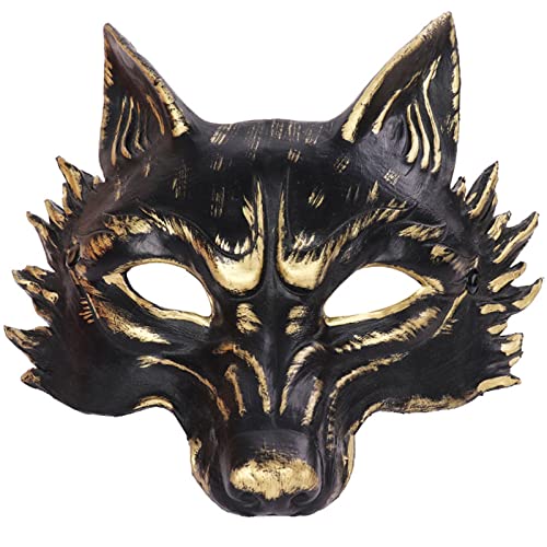 Kelisdi Halbkostüm Wolf Dress Up Show Selfie Show Event Maskerade Cosplay Half Face Wolf Cosplay Kelisdi Halbkostüm Wolf Dress Up Show Selfie Show Event Maskerade Cosplay Half Face Wolf Cosplay von Kelisdi
