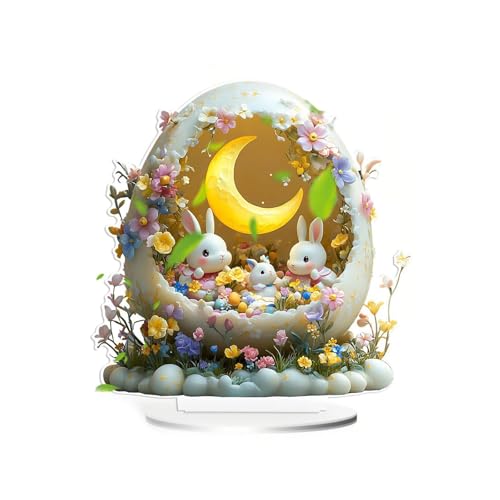 Kelisdi Lovely Eggs 2D-Acryl-Dekoration für Zuhause oder Geschäft, Fensterdekoration, Schreibtisch Kelisdi Lovely Eggs 2D-Acryl-Dekoration für Zuhause oder Geschäft, Fensterdekoration, Schreibtisch von Kelisdi