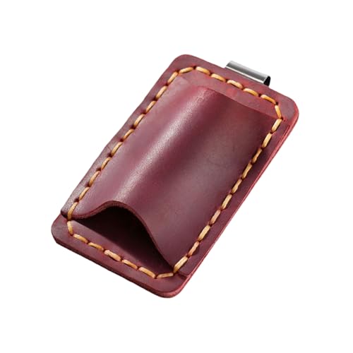 Kelisdi Stifthalter aus Leder mit Clip, Notizbuch, Stifthalter, einzelner Schlitz für Notizbuch, Planer, Tagebuch, Klemmbrett, Ordner, Tagebuch-Clip Kelisdi Stifthalter aus Leder mit Clip, Notizbuch, Stifthalter, einzelner Schlitz für Notizbuch, Planer, Tagebuch, Klemmbrett, Ordner, Tagebuch-Clip von Kelisdi