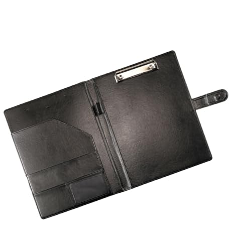 Konferenzmappe aus PU-Leder mit Klemmbrett, mehrere Taschen, Kartenhalter, Stiftschlitz, Klemmbrett, Business-Dokumente, Dateiordner, Schreibblock Konferenzmappe aus PU-Leder mit Klemmbrett, mehrere Taschen, Kartenhalter, Stiftschlitz, Klemmbrett, Business-Dokumente, Dateiordner, Schreibblock von Kelisdi
