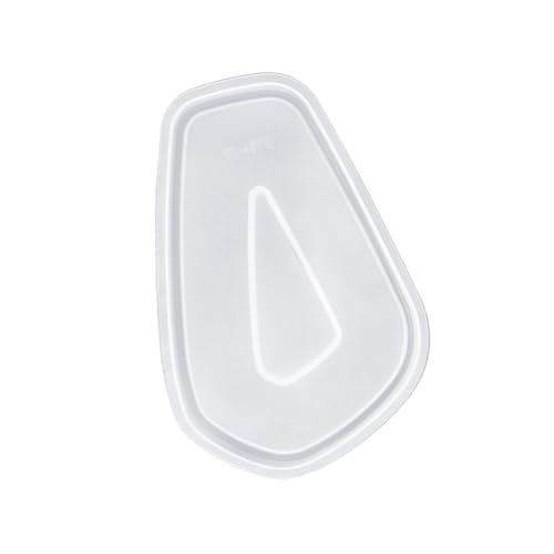 Kreative geometrische Silikonform, Epoxidharz, Schmuckaufbewahrungsplatte, stilvolle Form für Bastler, ovale Platte von Kelisdi