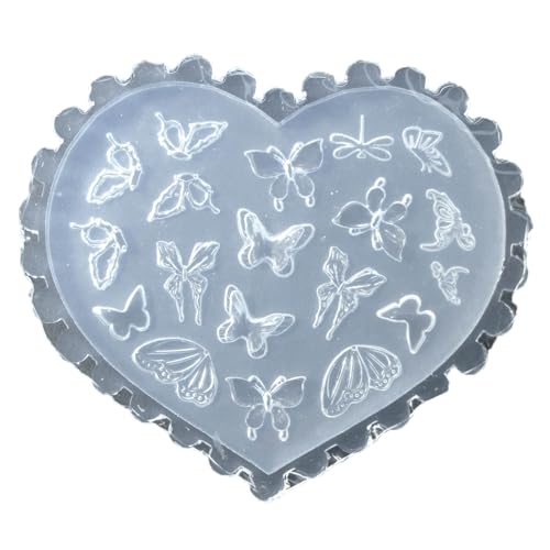 Kunstform, Epoxidharz, Silikon, dreidimensional, Schmetterling-Prägung, dekorativer Aufkleber, Schmuck Kunstform, Epoxidharz, Silikon, dreidimensional, Schmetterling-Prägung, dekorativer Aufkleber, Schmuck von Kelisdi