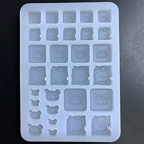 Little Bear Wachsgefüllte Silikonform Epoxidharz Gießform Anhänger Schlüsselanhänger Dekoration Handwerk Herstellung Little Bear Wachsgefüllte Silikonform Epoxidharz Gießform Anhänger Schlüsselanhänger Dekoration Handwerk Herstellung von Kelisdi