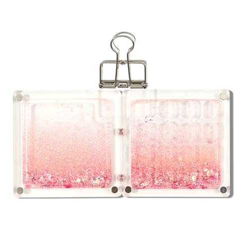 Miniatur Drift Sand Art Palette Transparent Acryl Portable Mischtablett für Künstler Studenten Reise Handwerk Acryl Palette Miniatur Drift Sand Art Palette Transparent Acryl Portable Mischtablett für Künstler Studenten Reise Handwerk Acryl Palette von Kelisdi