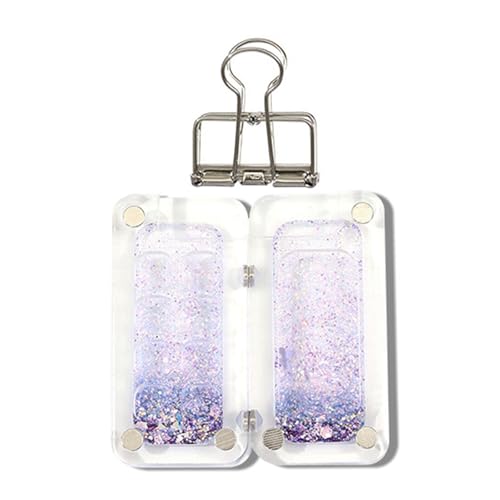Miniatur Drift Sand Art Palette Transparent Acryl Portable Mischtablett für Künstler Studenten Reise Handwerk Acryl Palette Miniatur Drift Sand Art Palette Transparent Acryl Portable Mischtablett für Künstler Studenten Reise Handwerk Acryl Palette von Kelisdi