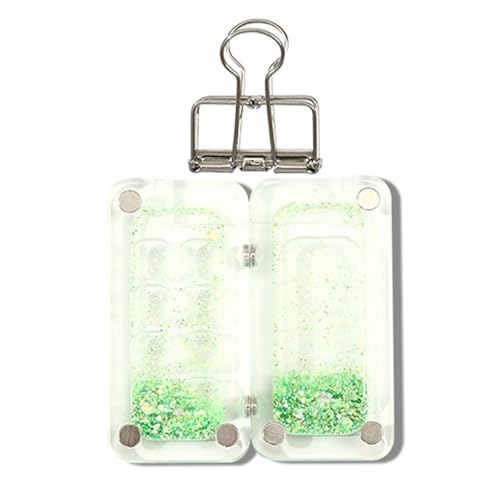 Miniatur Drift Sand Art Palette Transparent Acryl Portable Mischtablett für Künstler Studenten Reise Handwerk Acryl Palette von Kelisdi