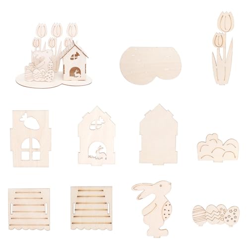 Ostern Holzdeko Holz Ornament Figuren Kreative Holzplatte Dekorationen für Ostern Dekore Holzfiguren Ostern Holzdeko Holz Ornament Figuren Kreative Holzplatte Dekorationen für Ostern Dekore Holzfiguren von Kelisdi