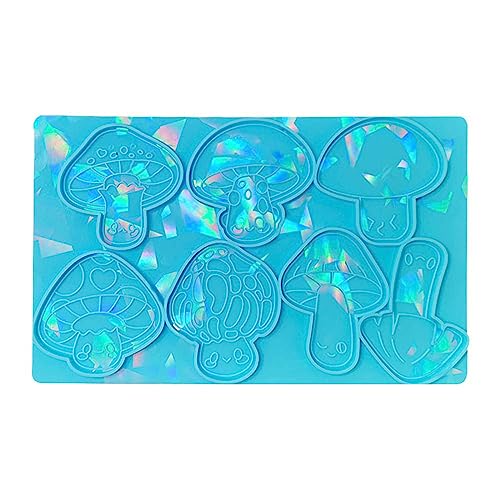 Pilzlicht und Ornamente, Silikon-Epoxidharz, Schlüsselanhänger-Formen, Anhänger, Schmuck für Valentinstag, Geschenk, Harz-Anhängerformen für die Schmuckherstellung Pilzlicht und Ornamente, Silikon-Epoxidharz, Schlüsselanhänger-Formen, Anhänger, Schmuck für Valentinstag, Geschenk, Harz-Anhängerformen für die Schmuckherstellung von Kelisdi