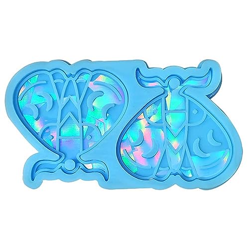 Silikon-Schmetterlings-Ohrring-Form, Epoxidharz-Formen, Schmuckguss, Ohrhaken für Ohrtropfen, Anhänger, Silikon-Ohrringform, Schmetterlinge, transparent, blaue Nieten, Formen für Schmuck Silikon-Schmetterlings-Ohrring-Form, Epoxidharz-Formen, Schmuckguss, Ohrhaken für Ohrtropfen, Anhänger, Silikon-Ohrringform, Schmetterlinge, transparent, blaue Nieten, Formen für Schmuck von Kelisdi