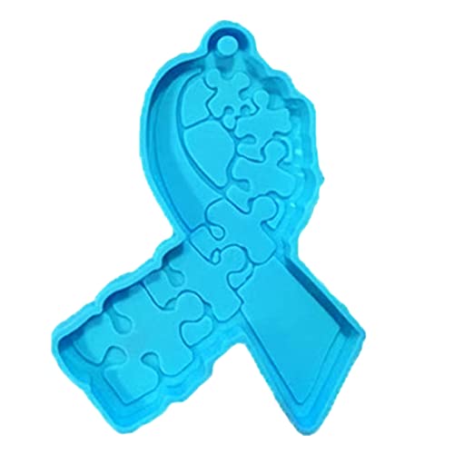 Silikonform mit Schleife, Schlüsselanhänger, Epoxidharz, Bänder, Epoxid-Gussformen mit Lochform Silikonform mit Schleife, Schlüsselanhänger, Epoxidharz, Bänder, Epoxid-Gussformen mit Lochform von Kelisdi