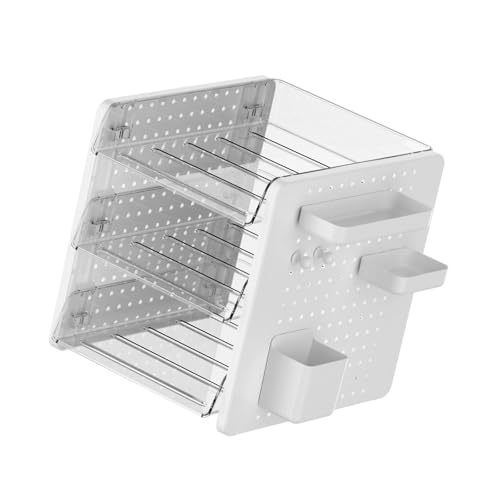 Stapelbare Briefablage mit Stecktafel-Regal und Stiftebecher, 2-stöckig/3-stöckig, Briefablage, Dokumenten-Organizer, Schreibtisch-Aufbewahrungsregal Stapelbare Briefablage mit Stecktafel-Regal und Stiftebecher, 2-stöckig/3-stöckig, Briefablage, Dokumenten-Organizer, Schreibtisch-Aufbewahrungsregal von Kelisdi