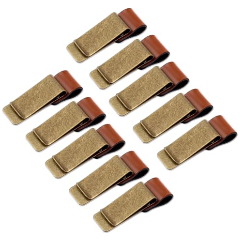 Stiftehalter aus Metall, mit Clips, Notizbuchhalter, Hülsen-Clips für Notizbuch, 10 Stück Stiftehalter aus Metall, mit Clips, Notizbuchhalter, Hülsen-Clips für Notizbuch, 10 Stück von Kelisdi