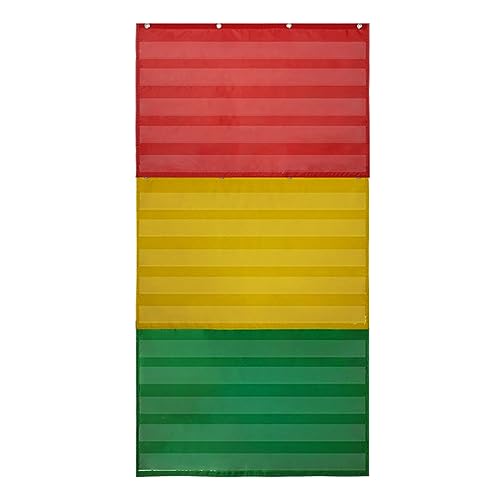 Wandtafel zum Aufhängen für Wortfamilien, Klassenzimmer, Wanddekoration, abnehmbare Tasche, 71,1 x 140,9 cm, Klassenzimmer zum Aufhängen von Kelisdi