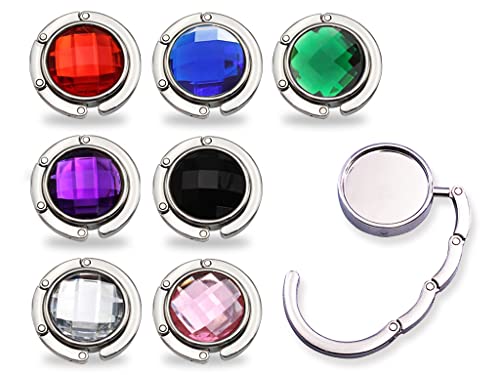 Kellegour 8 Stück Tisch Handtaschenhalter Haken,Schmucksteine Tragbare Tischhaken für Handtaschen,Handtaschenhalter Mobiler,Faltbare Antirutsch Halterung Handtaschen,für Restaurants,Cafés,Geldbeutel Kellegour 8 Stück Tisch Handtaschenhalter Haken,Schmucksteine Tragbare Tischhaken für Handtaschen,Handtaschenhalter Mobiler,Faltbare Antirutsch Halterung Handtaschen,für Restaurants,Cafés,Geldbeutel von Kellegour