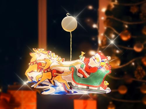 Kellegour LED Saugnapf Weihnachten Lichter,LED Weihnachtsbeleuchtung Hängende,Weihnachtsdeko Fenster Licht,Weihnachten Fenster Lichter,Fensterlichter für Innen Außen Weihnachtsfeier Fenster Deko (c) Kellegour LED Saugnapf Weihnachten Lichter,LED Weihnachtsbeleuchtung Hängende,Weihnachtsdeko Fenster Licht,Weihnachten Fenster Lichter,Fensterlichter für Innen Außen Weihnachtsfeier Fenster Deko (c) von Kellegour