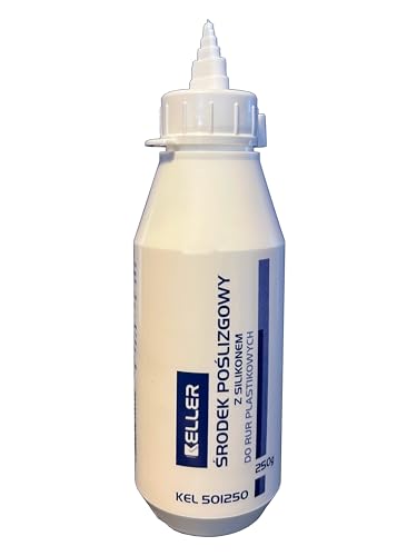 Gleitmittel für KG Rohre 250g Kunststoffrohr PVC HT Abwasserrohr Gleitmittel Schmiermittel Rohrschmiermittel für Kunststoff von Keller
