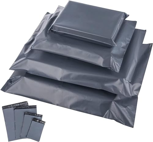Kemket Versandtaschen - Selbstklebende wasserdichte und reißfeste Versandtaschen - klein bis groß grau Kunststoff Mailing Post Post Porto Plastiktüten, grau, 16 x 21 Inch, 100 - Taschen Kemket Versandtaschen - Selbstklebende wasserdichte und reißfeste Versandtaschen - klein bis groß grau Kunststoff Mailing Post Post Porto Plastiktüten, grau, 16 x 21 Inch, 100 - Taschen von Kemket