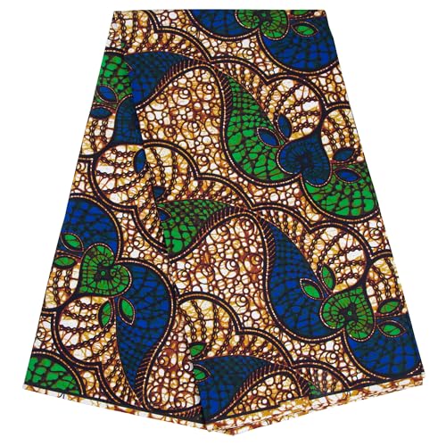 Kente nyama Afrika Ankara Prints Wachsstoff 6 Yard Afrikanischer Stoff für Party Kleid Handwerk DIY Nähen Textil Polyester Nigeria Tissu von Kente nyama