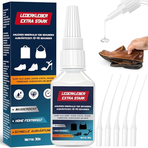 Schuhkleber Extra Stark Lederkleber - 30g Transparent Schuhsohlenkleber, Shoe Glue Schuhsohlen Kleber für Reparieren Leder, Sportschuhe, Sandalen Schuhkleber Extra Stark Lederkleber - 30g Transparent Schuhsohlenkleber, Shoe Glue Schuhsohlen Kleber für Reparieren Leder, Sportschuhe, Sandalen von Kenvora