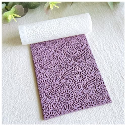 KEOKER Polymer Clay Texture Roller für Ohrringherstellung - Arbeitet Hervorragend mit Clay Cutters (Boho B) von Keoker