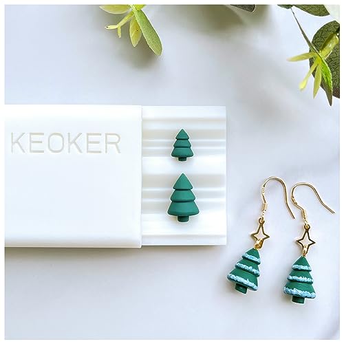KEOKER Weihnachtlicher Polymer-Ton-Perlenroller, Polymer-Ton-Ohrring-Werkzeuge, Weihnachtsbaum-Perlenhersteller, Ton-Schmuckherstellungswerkzeug, hilft Ihnen, perfekt runde Perlen in 2 Größen KEOKER Weihnachtlicher Polymer-Ton-Perlenroller, Polymer-Ton-Ohrring-Werkzeuge, Weihnachtsbaum-Perlenhersteller, Ton-Schmuckherstellungswerkzeug, hilft Ihnen, perfekt runde Perlen in 2 Größen von Keoker