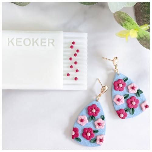 Keoker 2 mm Modelliermassen-Perlenroller, Polymer-Ton-Perlenhersteller, Perlenformen für Ton, Modelliermassen-Werkzeug, Modelliermassen-Form zur Herstellung von 2 mm Tonperlen Keoker 2 mm Modelliermassen-Perlenroller, Polymer-Ton-Perlenhersteller, Perlenformen für Ton, Modelliermassen-Werkzeug, Modelliermassen-Form zur Herstellung von 2 mm Tonperlen von Keoker