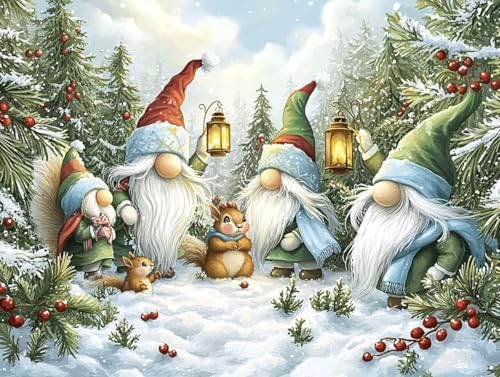 Malen Nach Zahlen Erwachsene, Malen Nach Zahlen Kinder ab 7-10, Handgemalt Ölgemälde Kreativ Set, Der Winter Tiere Paint by Numbers, Home Office Wand Dekoration, Geburtstag Geschenk (70x90cm) H-30 von Keoxco
