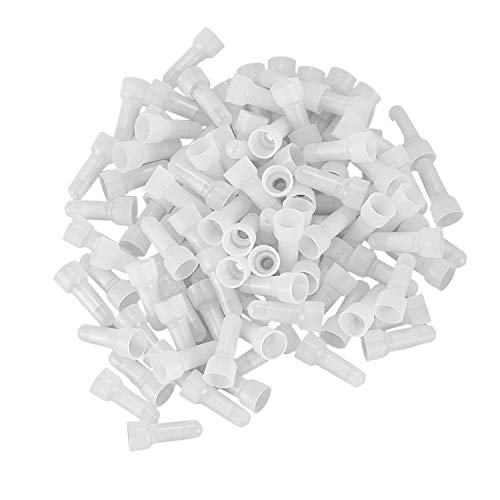 Kepgapo 100 Stueck 22-16 GA AWG Geschlossenes Ende Crimpkappen Spleisslehren Kabelverbinder Klemmen () von Kepgapo