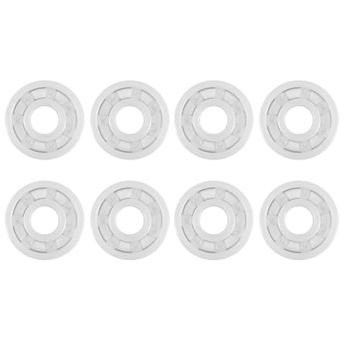 Kepgapo 8 Stück 608 Vollkeramiklager ZrO2 Kugellager 8 mm X 22 mm X 7 mm Zirkonoxidlager Ersatzteile Zubehör von Kepgapo