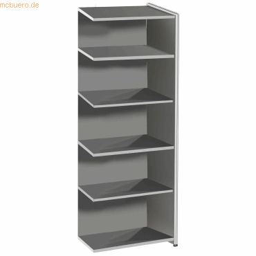 Kerkmann Anbauschrank Artline Transparent breit 5 OH BxTxH 78x38x185cm von Kerkmann