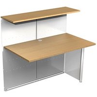 Kerkmann Anbautheke Genua gerade, buche, silber 116,0 x 70,0 x 115,0 cm Kerkmann Anbautheke Genua gerade, buche, silber 116,0 x 70,0 x 115,0 cm von Kerkmann