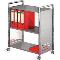 Kerkmann Bürowagen silber 3 Ebenen 70,0 x 40,0 x 84,0 cm von Kerkmann