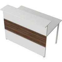 Kerkmann Empfangstheke gerade, weiß, nussbaum 135,0 x 92,0 x 108,0 cm Kerkmann Empfangstheke gerade, weiß, nussbaum 135,0 x 92,0 x 108,0 cm von Kerkmann