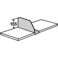 Kerkmann Fachteiler für Regale lichtgrau 30,0 x 30,0 x 15,5 cm von Kerkmann