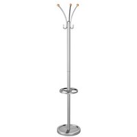 Kerkmann Kleiderständer Nina 30609514 silber Metall 6 Haken 31,0 x 170,0 cm von Kerkmann