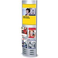 Kerkmann Infosäule ohne Fächer silber DIN A4 von Kerkmann