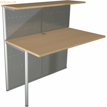 Kerkmann Kompakt-Theke Genua Anbautheke gerade BxTxH 116x70x115cm alus Kerkmann Kompakt-Theke Genua Anbautheke gerade BxTxH 116x70x115cm alus von Kerkmann