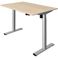 Kerkmann Move 1 base elektrisch höhenverstellbarer Schreibtisch ahorn rechteckig, T-Fuß-Gestell silber 120,0 x 80,0 cm Kerkmann Move 1 base elektrisch höhenverstellbarer Schreibtisch ahorn rechteckig, T-Fuß-Gestell silber 120,0 x 80,0 cm von Kerkmann