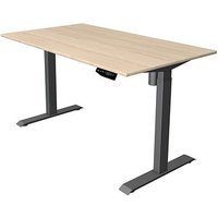 Kerkmann Move 1 elektrisch höhenverstellbarer Schreibtisch ahorn rechteckig, T-Fuß-Gestell grau 140,0 x 80,0 cm Kerkmann Move 1 elektrisch höhenverstellbarer Schreibtisch ahorn rechteckig, T-Fuß-Gestell grau 140,0 x 80,0 cm von Kerkmann