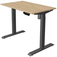 Kerkmann Move 1 elektrisch höhenverstellbarer Schreibtisch eiche hell rechteckig, T-Fuß-Gestell grau 100,0 x 60,0 cm Kerkmann Move 1 elektrisch höhenverstellbarer Schreibtisch eiche hell rechteckig, T-Fuß-Gestell grau 100,0 x 60,0 cm von Kerkmann