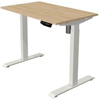 Kerkmann Move 1 elektrisch höhenverstellbarer Schreibtisch eiche hell rechteckig, T-Fuß-Gestell weiß 100,0 x 60,0 cm Kerkmann Move 1 elektrisch höhenverstellbarer Schreibtisch eiche hell rechteckig, T-Fuß-Gestell weiß 100,0 x 60,0 cm von Kerkmann