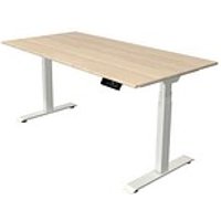 Kerkmann Move 1 stable elektrisch höhenverstellbarer Schreibtisch ahorn rechteckig, T-Fuß-Gestell weiß 160,0 x 80,0 cm Kerkmann Move 1 stable elektrisch höhenverstellbarer Schreibtisch ahorn rechteckig, T-Fuß-Gestell weiß 160,0 x 80,0 cm von Kerkmann