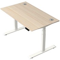 Kerkmann Move 2 Plus elektrisch höhenverstellbarer Schreibtisch ahorn rechteckig, T-Fuß-Gestell weiß 140,0 x 80,0 cm Kerkmann Move 2 Plus elektrisch höhenverstellbarer Schreibtisch ahorn rechteckig, T-Fuß-Gestell weiß 140,0 x 80,0 cm von Kerkmann