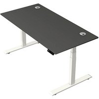 Kerkmann Move 2 Plus elektrisch höhenverstellbarer Schreibtisch anthrazit rechteckig, T-Fuß-Gestell weiß 160,0 x 80,0 cm Kerkmann Move 2 Plus elektrisch höhenverstellbarer Schreibtisch anthrazit rechteckig, T-Fuß-Gestell weiß 160,0 x 80,0 cm von Kerkmann