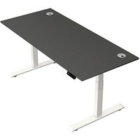 Kerkmann Move 2 Plus elektrisch höhenverstellbarer Schreibtisch anthrazit rechteckig, T-Fuß-Gestell weiß 180,0 x 80,0 cm Kerkmann Move 2 Plus elektrisch höhenverstellbarer Schreibtisch anthrazit rechteckig, T-Fuß-Gestell weiß 180,0 x 80,0 cm von Kerkmann