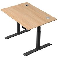 Kerkmann Move 2 Plus elektrisch höhenverstellbarer Schreibtisch eiche rechteckig, T-Fuß-Gestell anthrazit 120,0 x 80,0 cm Kerkmann Move 2 Plus elektrisch höhenverstellbarer Schreibtisch eiche rechteckig, T-Fuß-Gestell anthrazit 120,0 x 80,0 cm von Kerkmann