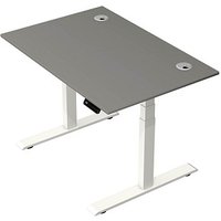 Kerkmann Move 2 Plus elektrisch höhenverstellbarer Schreibtisch grafit rechteckig, T-Fuß-Gestell weiß 120,0 x 80,0 cm Kerkmann Move 2 Plus elektrisch höhenverstellbarer Schreibtisch grafit rechteckig, T-Fuß-Gestell weiß 120,0 x 80,0 cm von Kerkmann
